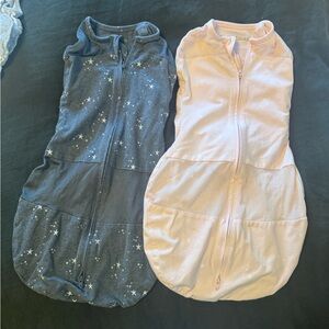 Set of 2 Size M SleepPea Swaddles (Happiest Baby)